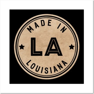 Made In Louisiana LA State USA Posters and Art